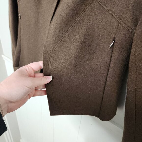 NAU Felted Wool Cropped Jacket - Picture 6 of 8